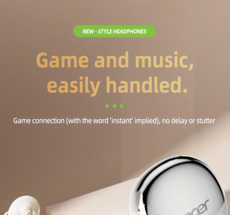 Auriculares Bluetooth | [Acer OHR546] Auriculares inalámbricos TWS: con cancelación de ruido para llamadas, deportes y correr, diseño