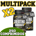 [2PZ PROMO] Creatina Monohidrato Pura 3000mg – 120 Comprimidos | Suplemento para Aumento de Fuerza, Rendimiento y Masa Muscular | Fabricado en Italia