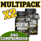 [2PZ PROMO] Creatina Monohidrato Pura 3000mg – 120 Comprimidos | Suplemento para Aumento de Fuerza, Rendimiento y Masa Muscular | Fabricado en Italia
