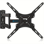 Soporte de pared para TV ajustable de 22KG con soporte de pantalla giratorio y inclinable, máximo VESA 400X400, adecuado para TVs y monitores de 14-55 pulgadas (modelo NS-117B-2)