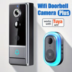 Timbre sin varillas para seguridad del hogar, cámara de seguridad con visión nocturna, 960P HD, detección de movimiento PIR, batería recargable de 2600mAh - Fácil de montar y controlado por aplicación, cámara de seguridad inalámbrica para el hogar, timbre