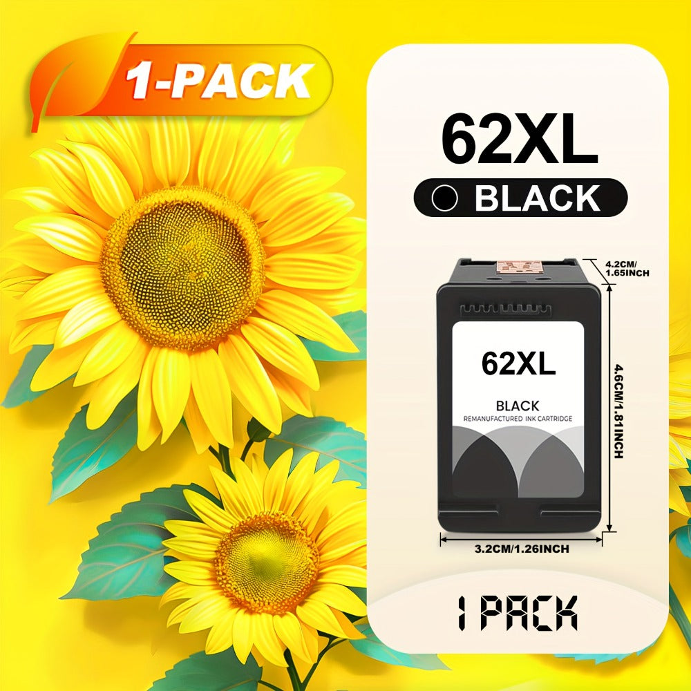 Cartuchos de tinta compatibles con HP 62XL/62, aptos para impresora, funcionan con HP Envy 5540/5640/7640, OfficeJet 5740/5741/5745, 8000/8040, recarga de tóner tricolor y , para impresoras HP 200/250/258, cartucho de tinta de repuesto para ahorrar costos