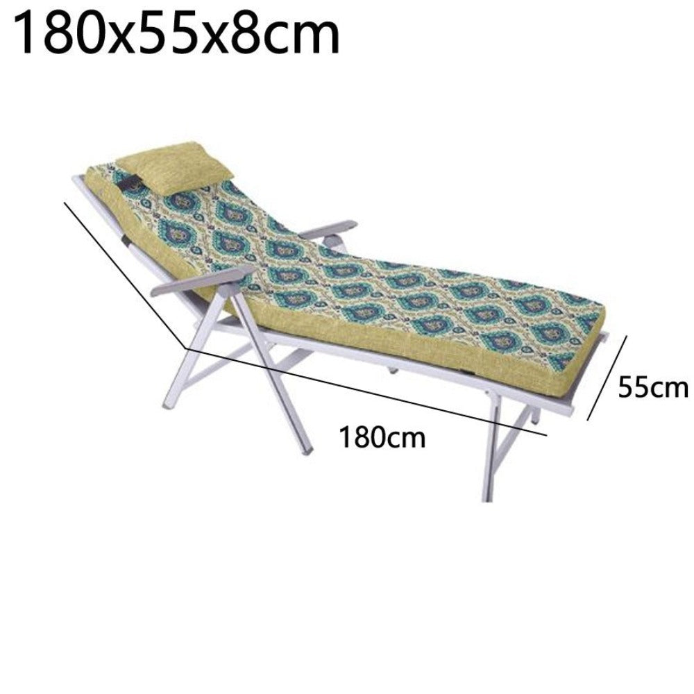 Cojín de espuma para tumbona de exterior, con funda lavable, suave, para sofá