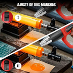 Pistola de Calor - 2000W Despintor de Alta Resistencia, Pistola de Aire Caliente con 2 Ajustes de Temperatura 300 y 600 Grados, Protección contra Sobrecarga, Calentamiento Rápido en 1.5s, 4 Boquillas - Pistola de Calor para Despintar, Encoger PVC, Manuali