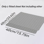 2 protectores de colchón impermeables, sábanas suaves y cómodas con bolsillos profundos para una excelente transpirabilidad. Para todas las estaciones. Adecuado para dormitorios, hoteles, ropa de cama de dormitorios, (fundas de almohada y rellenos de almo