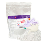 Polvo de Yeso Cerámico LG 1KG Blanco - Secado rápido, ideal para moldes, manualidades, trabajos artesanales, piezas de cerámica y decoración - DIY. Fácil de usar, adecuado para principiantes, seguro de trabajar e inodoro.