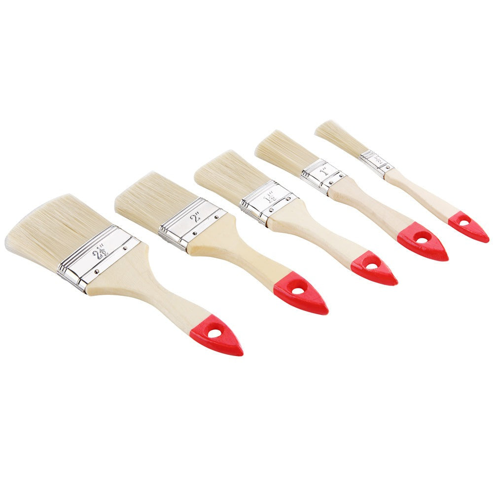 MONZANA® Juego de 30 Pinceles, 5 Tamaños Diferentes para Tintes, Lacas y Pinturas – Set de Pinceles para Teñir, Barnizar y Pintar