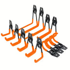 Set de ganchos de garaje para pared 12 piezas | Herramientas, escaleras y bicicletas