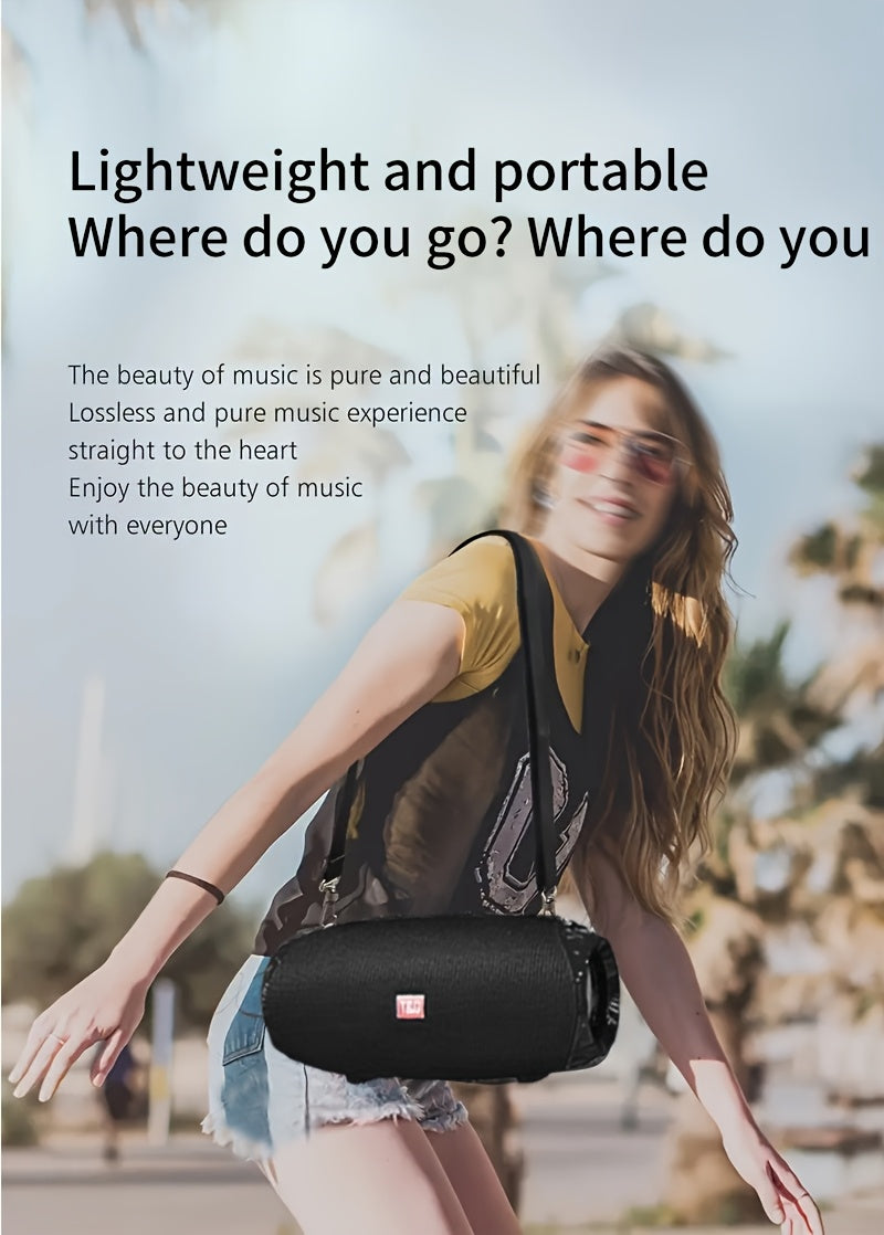Altavoz Bluetooth | Altavoz Estéreo Inalámbrico Portátil TG534 con Clasificación IPX4 y Doble Altavoz, TWS Estéreo Manos Libres para