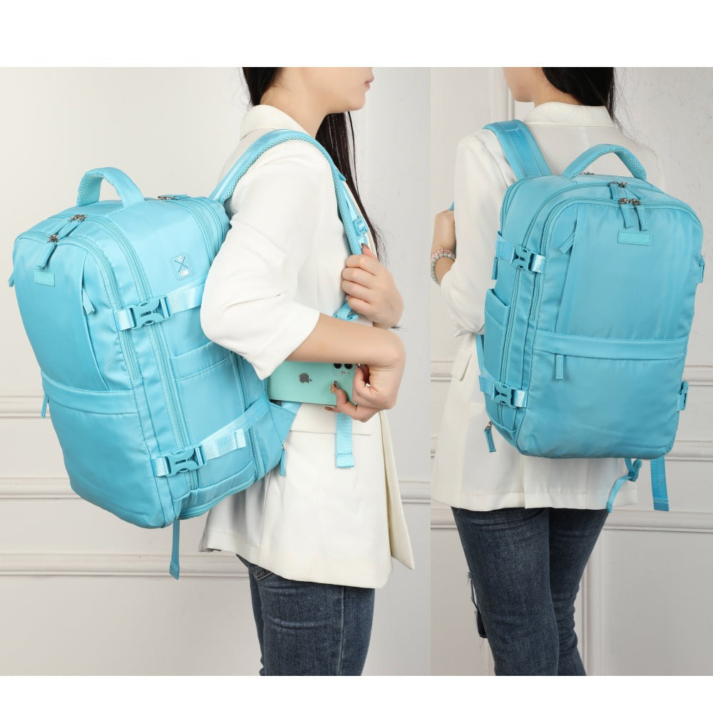 Mochila de cabina expandible 40x25x20-25cm | compartimiento para zapatillas | Mochila casual compatible con portátil 14 pulgadas