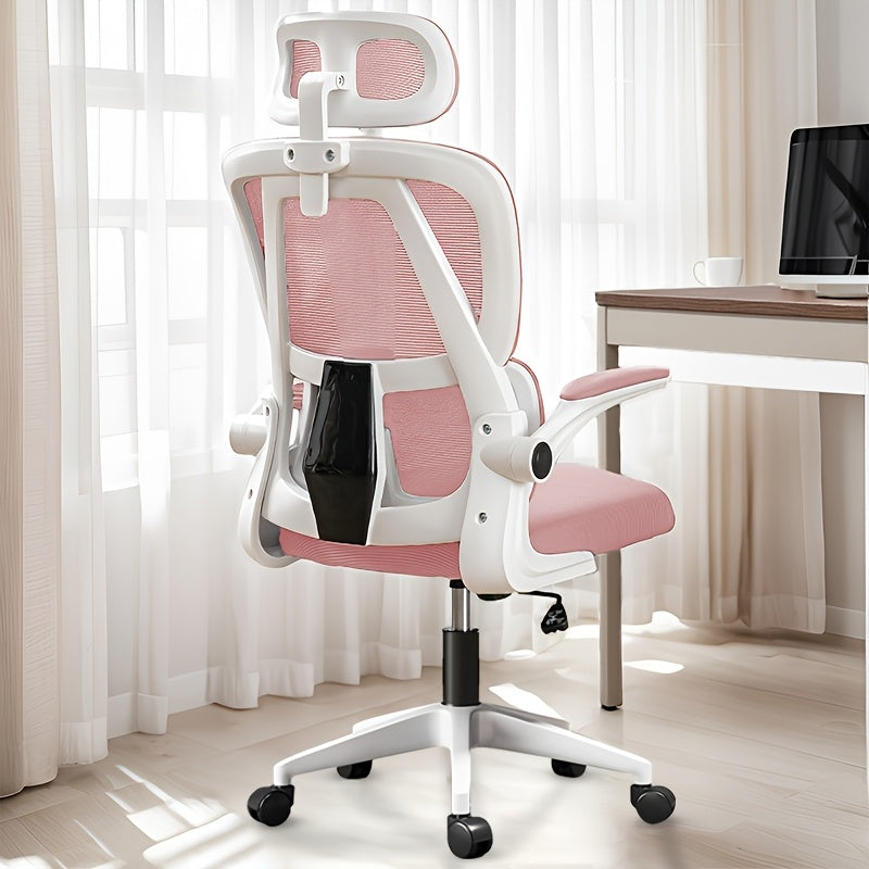 Silla de oficina | Adecuado para Escritorios y Sillas Portátiles de Oficina en Casa con Reposabrazos, Sillas de Soporte Lumbar, Sillas de Oficina