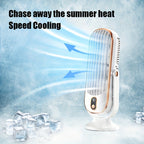 Enfriador de aire portátil | Aire Acondicionado y Enfriador Portátil - Doble Motor 5 Velocidades 720 Grados Enfriamiento Envolvente | Ventilador