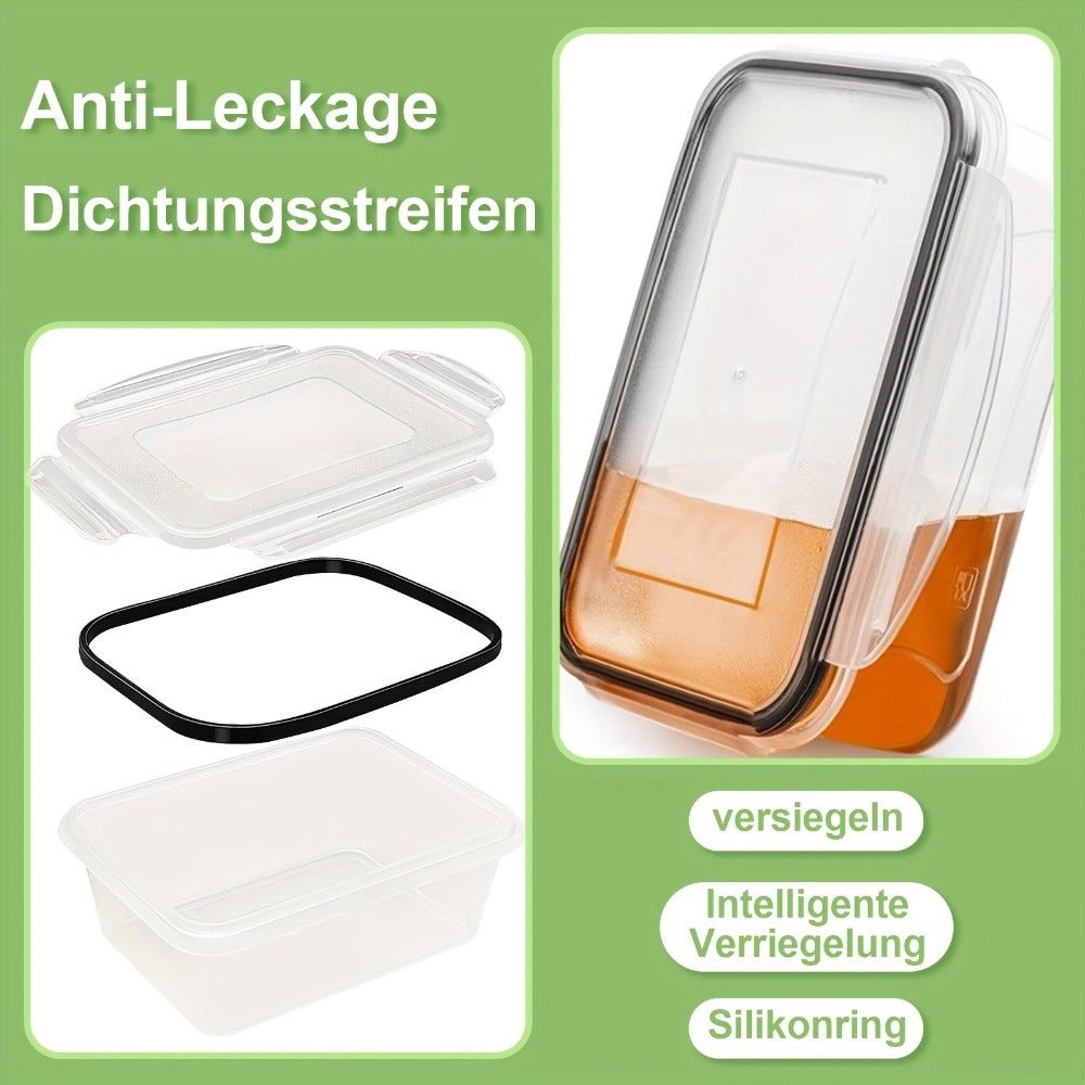 Caja de Almacenamiento de Alimentos con Tapa, 52/28 piezas (26/14 Contenedores + 26/14 Tapas), Caja para Preparar Comidas, Desde Pequeño Hasta Grande, Juego de Latas de Almacenamiento Sellado, Apto para Lavavajillas, Microondas y Congeladores, Regalo de P