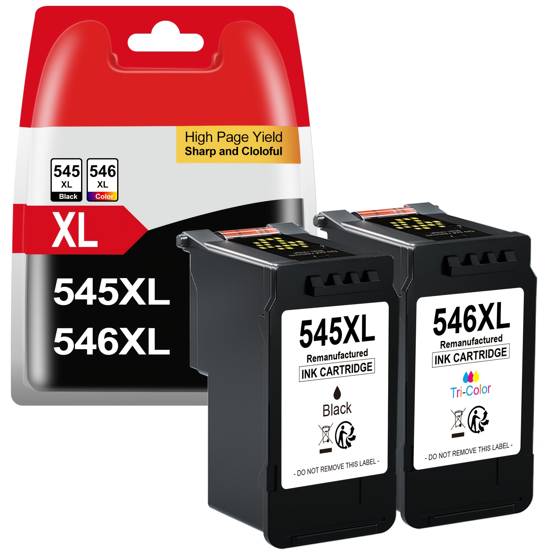 Cartuchos de Impresora PG-545XL CL-546XL para Canon 545 546 XL, Paquete Multipack de Repuesto para Pixma MX495 TR4550 TS3150 TR4551 MG3050 MG2555s MX490 TS3151 MG2550s TS3350 MG2950 MG29500 S MG3051