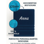 Toalla de baño personalizada con nombre, hermosamente bordado, toalla personalizada con nombre, toalla de baño