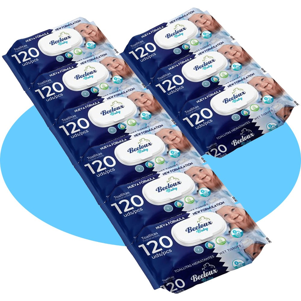Toallitas Húmedas, Cuidado e Hidratación Profunda, Fibras Ultrasuaves ideales para Piel Sensible, Perfume Fresco, Packs de 3/6/9/12 Unidades, 360/720/1080/1440 Toallitas - Bestline