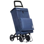 Carrito de Compra Plegable con Bolsa Térmica \Impermeable y 4 Ruedas,Ligero, 94x44x38cm,40 litros,Resistente y Reutilizable,Carro de Compra Plegable, 4 Ruedas de Alta Resistencia,Carro Compra. (COMPRA-002)