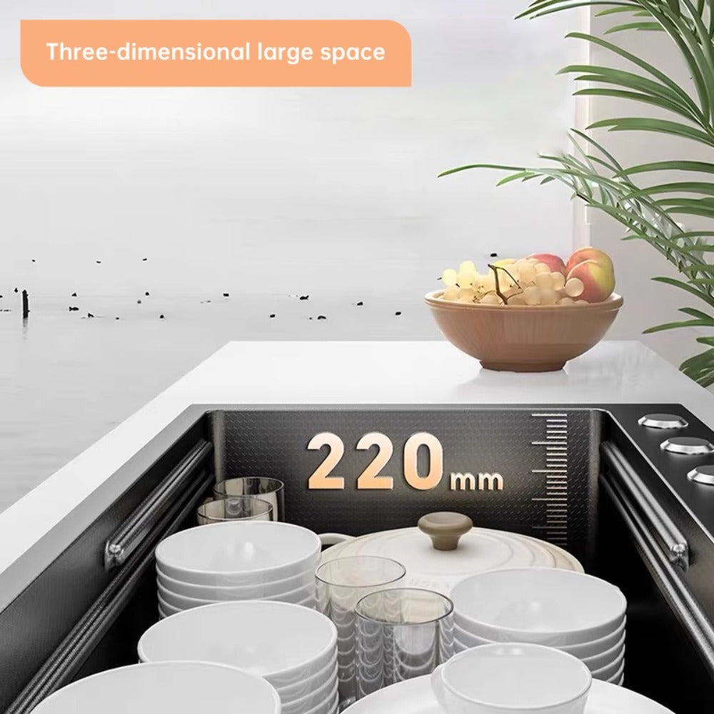 Fregadero de acero inoxidable con accesorios 44.96 cm | Cocina, bar y preparación