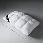 Almohadas de Lujo 74*48 Calidad de Hotel, Soporte Cervical para Sueño Profundo, Núcleo de Almohada Alto para Todas las Estaciones, Diseño Moderno de Almohada | Textura Suave en la Parte Superior, Almohada para Dormir, Almohada Cervical, Lavable a Máquina,