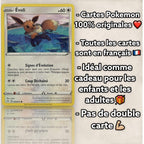 Pokémon 20 Cartas Oficiales en Francés Incluyendo - 2 Shiny - Sin Pokémon Duplicados, Cartas para Niños