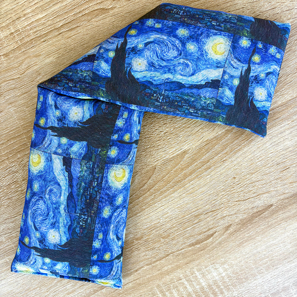Bolsas térmicas de semillas para microondas, tamaño 50×12 cm, bolsas multifuncionales de terapia fría y calor, aptas para calentar en microondas y enfriar en nevera.