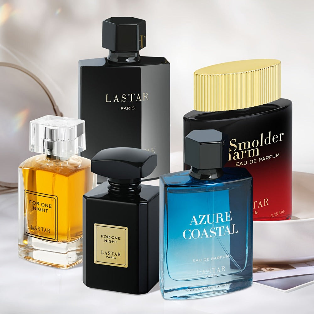[Set de Perfume Semanal] Set de Regalo de Perfume para Hombre, 1 Botella, 100ml/55ml/50ml, Ámbar y Sándalo, Cubre el Olor del Sudor, Contrata una Experiencia de Fragancia Diferente por Semana, Siente un Encanto Romántico Sorpresa, Regalo para Navidad, Fie