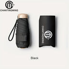 Paraguas plegable compacto de 1 pieza, disponible en 11 colores, paraguas de viaje, paraguas portátil ligero, miniparaguas de sol de moda para hombre, paraguas de viaje de bolsillo, regalo para mujer