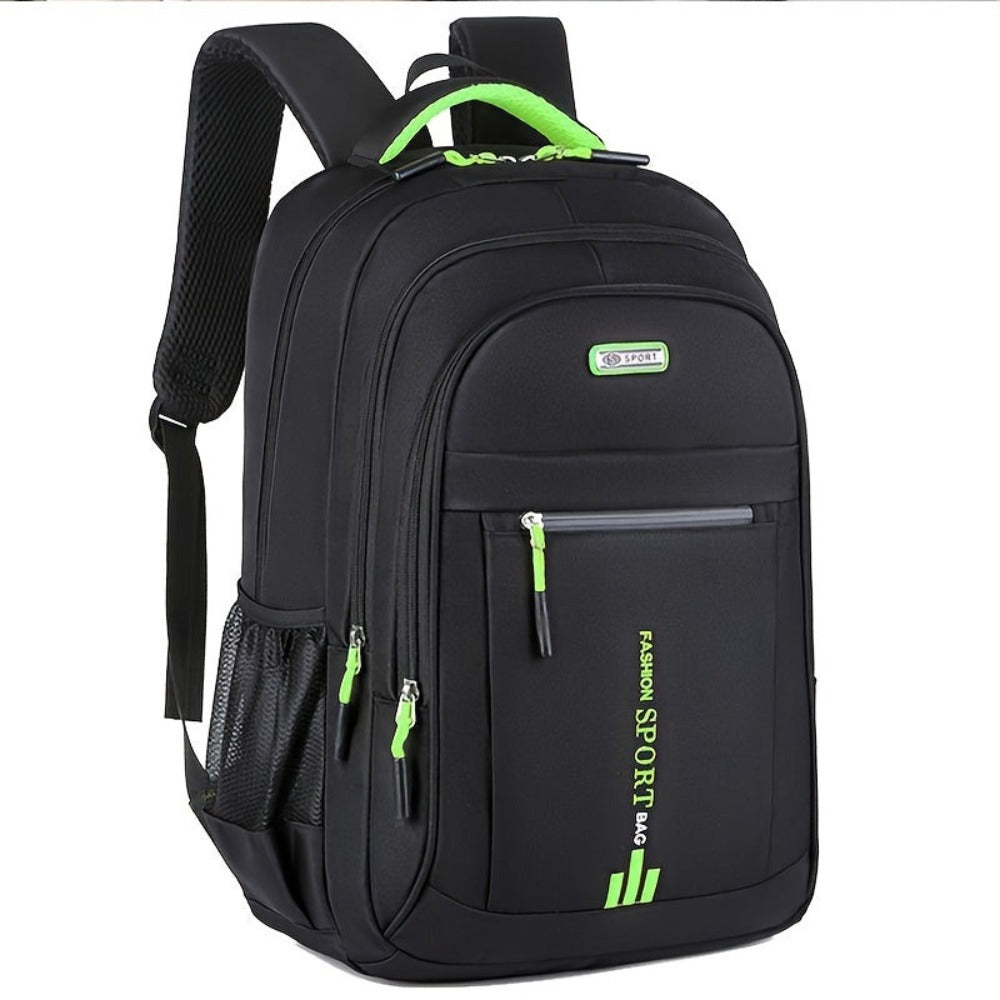 Mochila de Viaje de Gran Capacidad para Hombres - Nylon Duradero, Correas Ajustables, Bolso de Negocios y Escuela con Múltiples Compartimentos, , Mochila para Viajar