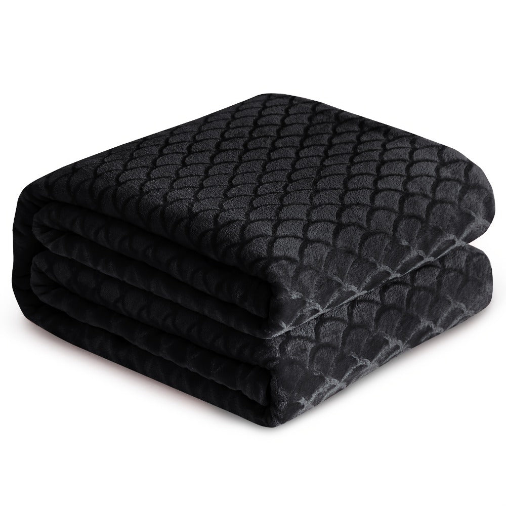 1 manta suave esencial para todas las estaciones - Manta ligera con estampado floral, manta de franela lavable a máquina para cama, sofá, coche y uso en exteriores - Múltiples colores para elegir, regalo acogedor