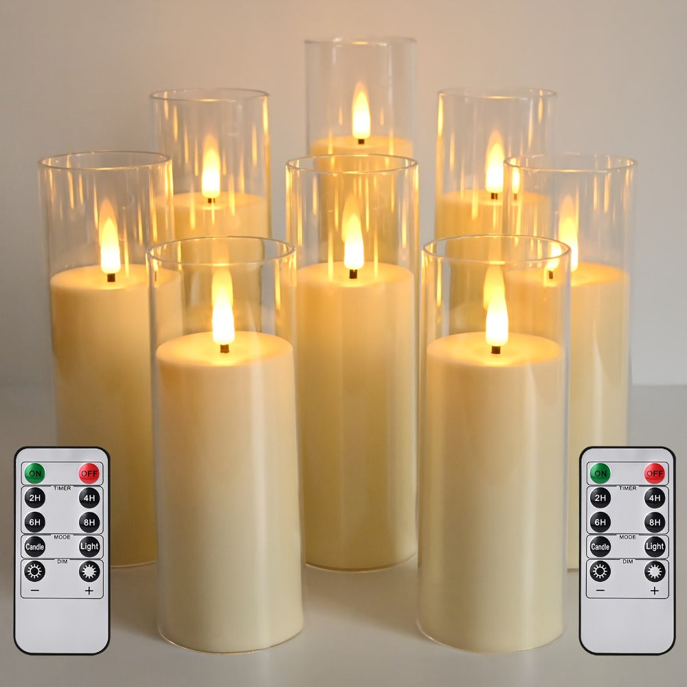 Velas LED sin llama | Boda Navidad hogar y centro de mesa