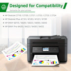 Paquete de 2 Cartuchos de Tinta Reciclados Alta Capacidad 305XL para HP 305/305XL - Compatibles con DeskJet 2700/2710/2720, Envy 6000/6010/6020, Pro 6400/6420 - , Reemplazo Económico