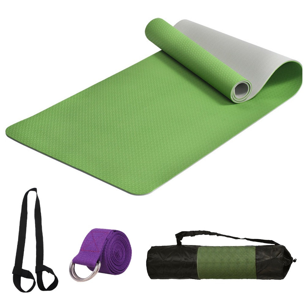 Esterilla Yoga Antideslizante 6mm Alfombrilla de Yoga Esterilla Deporte Yoga Mat para Yoga Fitness 183x61cm