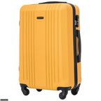 Maleta Rígida Grande XL, Aprox. 75X47X27 Cm O 66X42X24 Cm O Maleta de Cabina 56X38X22 Cm O 55X38X20 Cm / 18" 20" 24" 28" / ABS+, Asa Telescópica Ajustable, 4 Ruedas de 360°, Cerradura con Código, Equipaje de Mano en Colores Oro Rosa / Champán / Amarillo /