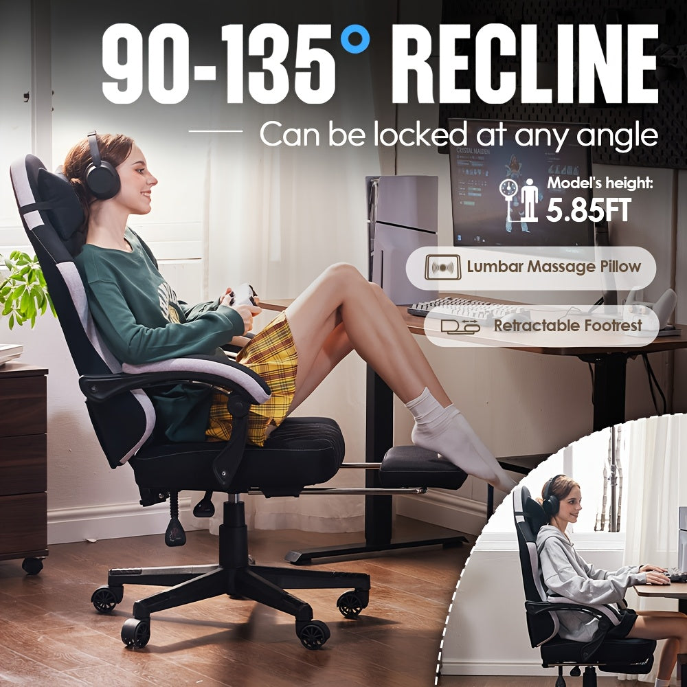 Silla de oficina para teletrabajo y estudio | 136.08 kg