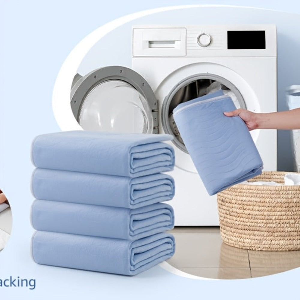 Paquete de 4 (132X86Cm)/Paquete de 2 (91X86Cm)/Paquete de 1 (91X86Cm) Protectores Extra Absorbentes Lavables, Protectores de Secado Rápido para Cama, Protectores Reutilizables Lavables para Perros, Pañales