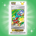 Conjunto de tarjetas de primer compañero del 30.º aniversario de Pokémon – Chino, Vol. 1, incluye sobre de refuerzo y marco magnético