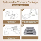 Cama Ortopédica para Perros con Espuma Viscoelástica | Soporte de Alta Densidad 65D | Acolchado de 10 cm de Grosor | Funda Removible Lavable a Máquina | Especial para Perros Medianos, Grandes y Senior
