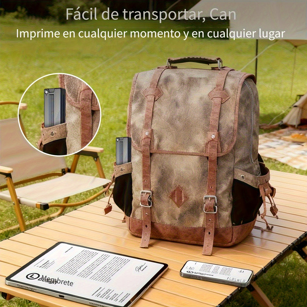 Impresora térmica | Impresoras Portátiles Inalámbricas para Viajes, 2026 Nueva Versión Mejorada de Impresora Térmica Portátil Sin Tinta, Soporta
