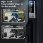 Timbre sin varillas, timbre de video inteligente, cámara de timbre inalámbrica con detección de personas PIR, timbre de seguridad WiFi con cámara, audio bidireccional, cambio de voz, foto y grabación, visión nocturna, timbre de video con 60 tonos, 5 nivel