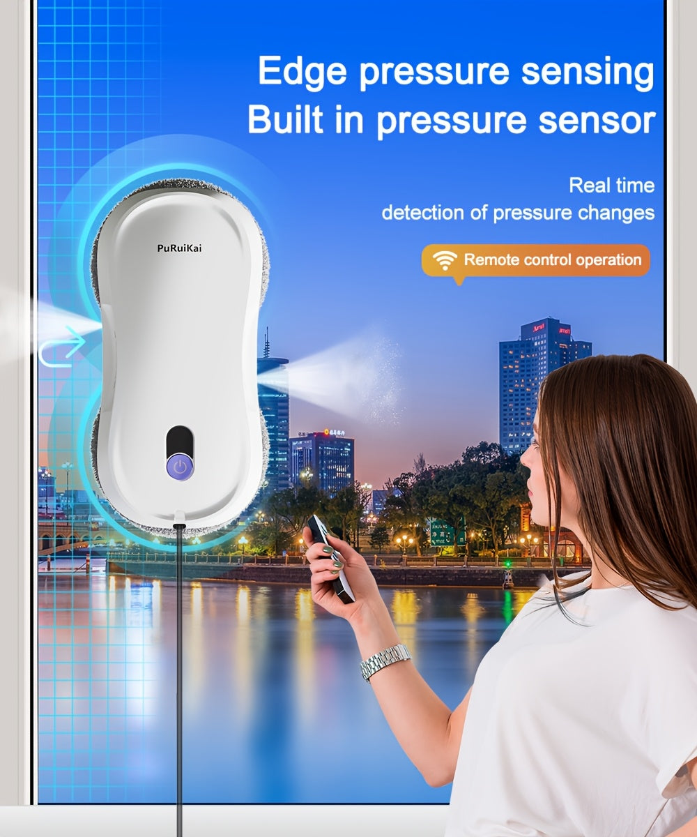 Robot limpiacristales automático de doble rociado | Para ventanas de hogar y oficina
