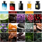 [Set de Perfume Semanal] Set de Regalo de Perfume para Hombre, 1 Botella, 100ml/55ml/50ml, Ámbar y Sándalo, Cubre el Olor del Sudor, Contrata una Experiencia de Fragancia Diferente por Semana, Siente un Encanto Romántico Sorpresa, Regalo para Navidad, Fie