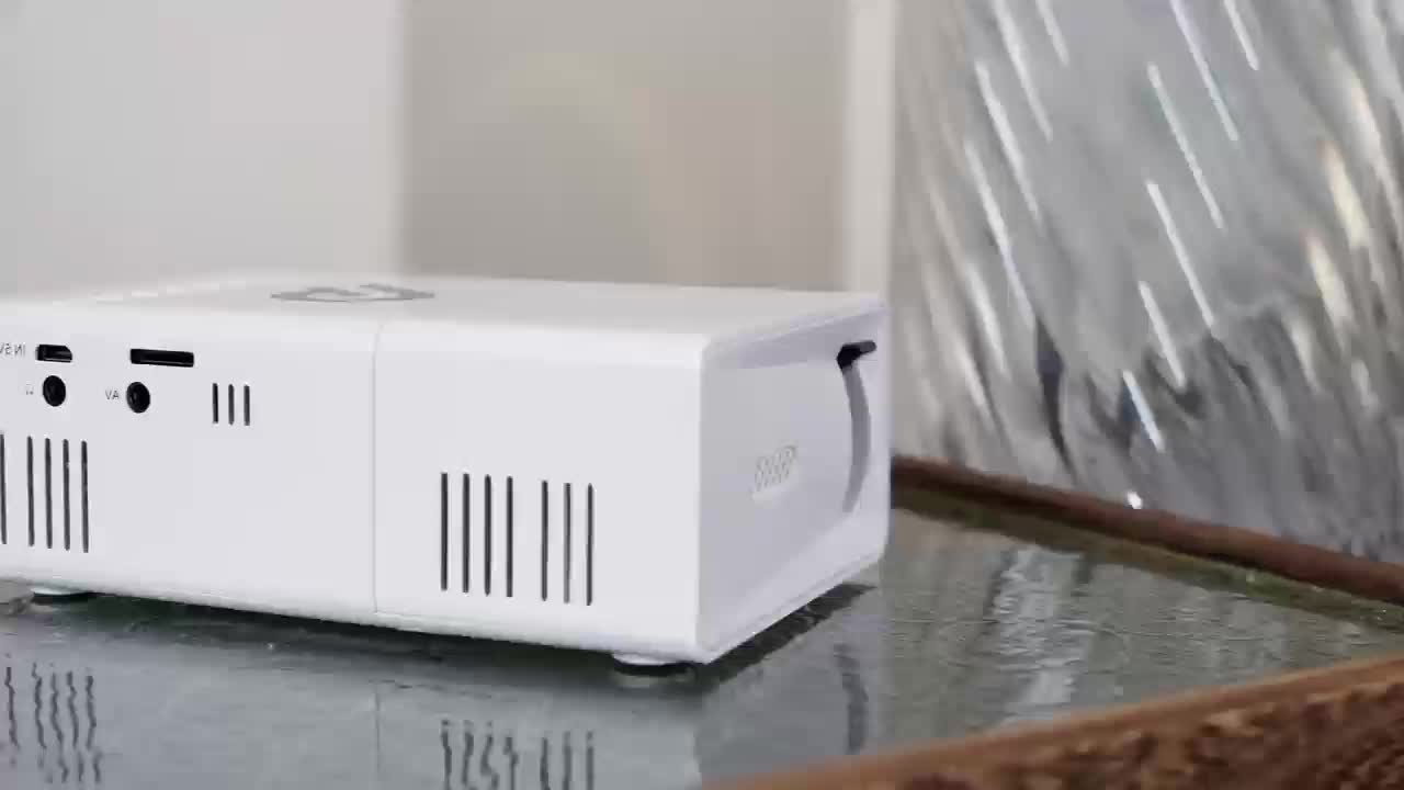 Proyector | Proyector portátil, compatible con 1080P, conexión USB, control remoto - Compatible con smartphones, tabletas, portátiles, TV Sticks