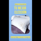 70–150 cm Almohada extra larga, Almohada Copo de Viscoelástica con Aloe Vera - Desenfundable y Termorregulable - Alivio Cervical