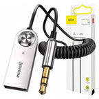 Adaptador de audio Bluetooth 5.0 Baseus USB - AUX, conexión de audio inalámbrica, negro, alta calidad, compatible con la mayoría de los dispositivos.