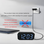 Cámara Despertador 1080P WIFI con Detección de Movimiento, Visualización Remota y Control por APP para Mantener Segura tu Hogar, Oficina, Mascotas y Bebés