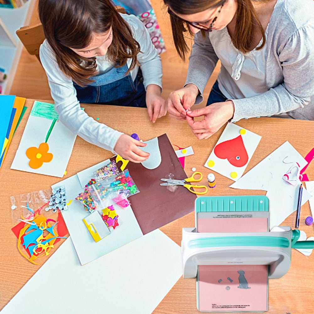 Máquina manual de troquelado y estampado VEVOR con apertura de 9" para arte, manualidades y scrapbooking