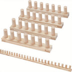 Telar para manta de hilo grueso de 139.7 cm - Kit de tejido a mano de tamaño ajustable para proyectos con hilo grueso, operación fácil, mantas acogedoras hechas a mano | Ideal para principiantes del bricolaje