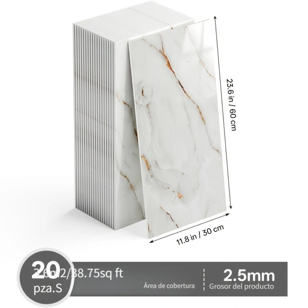Panel de pared autoadhesivo 100 piezas | Cocina baño salón y renovación DIY