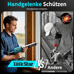 Pistola de cartuchos eléctrica compatible con batería Makita de 18V, para decoración del hogar con 4 velocidades ajustables, jeringa de silicona profesional para batería para cartuchos de 300ml (sin batería)