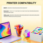 Cartuchos de tinta 302XL compatibles con tinta de impresora 302 negra y tinta de impresora tricolor. Los cartuchos de tinta 302 funcionan con las impresoras Deskjet 1110, 1111, 1112, 2130, 2131, 2132, 2133, 2134, 2136, 3630, 3632, 3633, 3634, 3636, 3637,